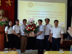 TẬP HUẤN KỸ NĂNG TRUYỀN THÔNG GIÁO DỤC SỨC KHỎE CHO CÁN BỘ Y TẾ