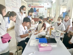 LẠC THỦY: TẬP HUẤN XÉT NGHIỆM SÀNG LỌC GEN BỆNH  TAN MÁU BẨM SINH