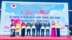 TTYT KIM BÔI GẶP MẶT  KỶ NIỆM 70 NĂM NGÀY THẦY THUỐC VIỆT NAM