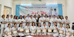 TRUNG TÂM Y TẾ HUYỆN MAI CHÂU TỔ CHỨC HỘI THI ĐIỀU DƯỠNG - HỘ SINH GIỎI NĂM 2025