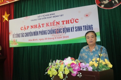 TÂP HUẤN KIẾN THỨC CHUYÊN MÔN PHÒNG, CHỐNG CÁC BỆNH KÝ SINH TRÙNG