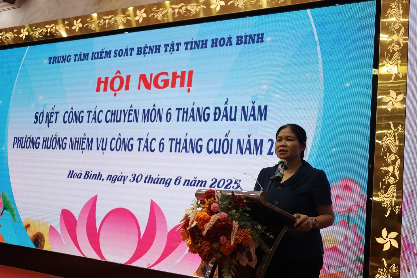 TRUNG TÂM KIỂM SOÁT BỆNH TẬT TỈNH TỔ CHỨC HỘI NGHỊ SƠ KẾT 6 THÁNG ĐẦU NĂM 2025